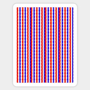 Stars And Stripes American Fourth Of July Sticker